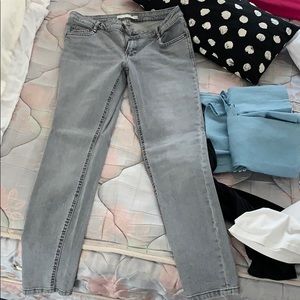 Gray jeans
